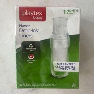 Playtex Nurser Drop In Liners 150 New Sealed